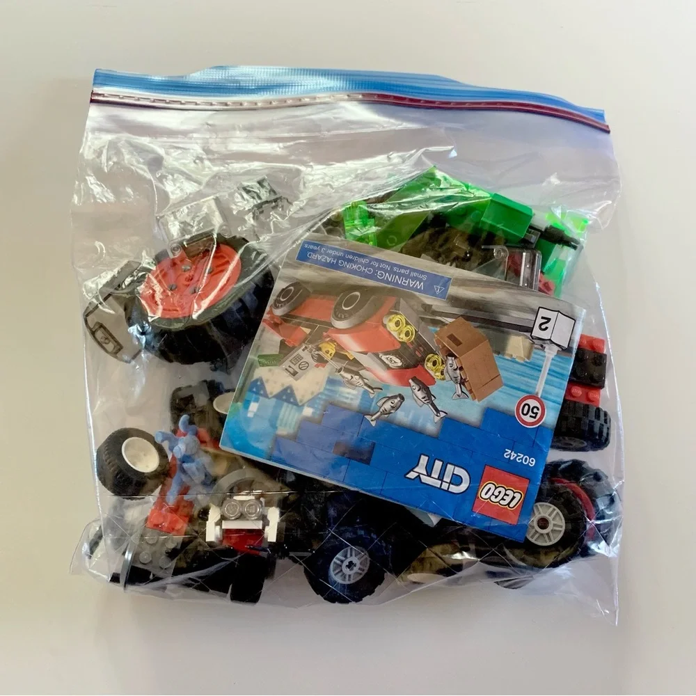 16 oz Random Car Excavator Lego Building Blocks